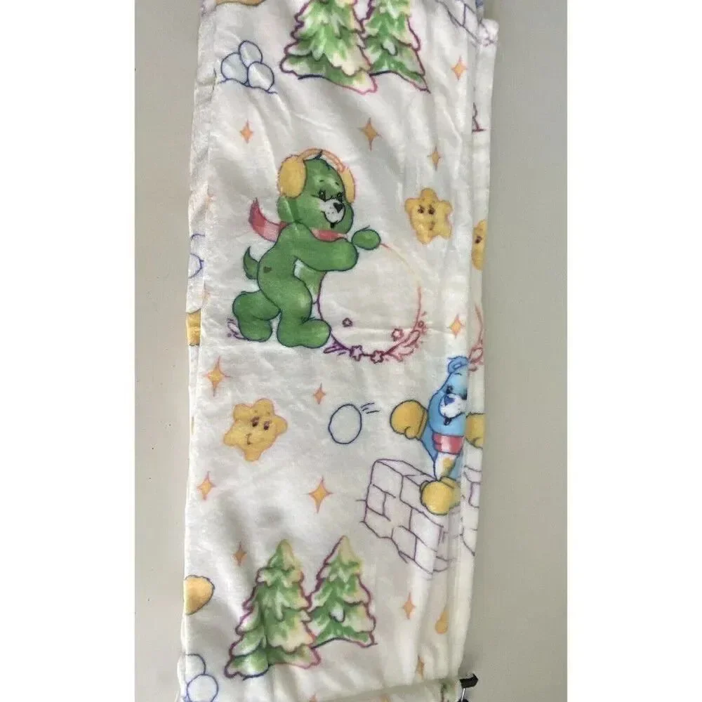 Care Bears Christmas Winter Snowball Fight  Soft Throw Blanket 50” X 70” NEW‎